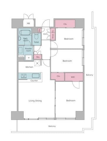 レジディア芝浦 0401