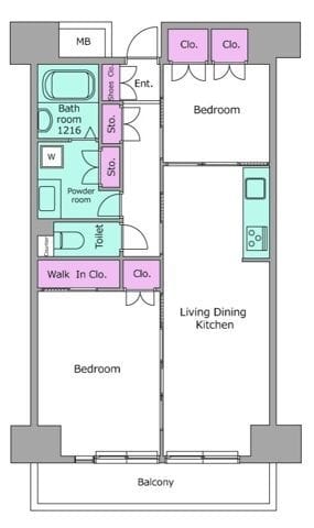 レジディア芝浦 0904