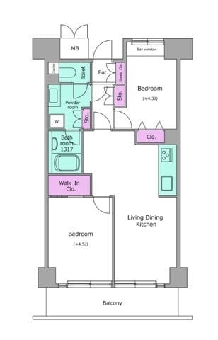 レジディア芝浦 0908