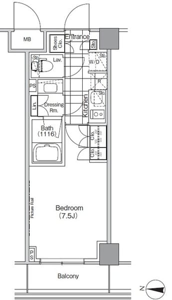 ザ・パークハビオ高円寺 210