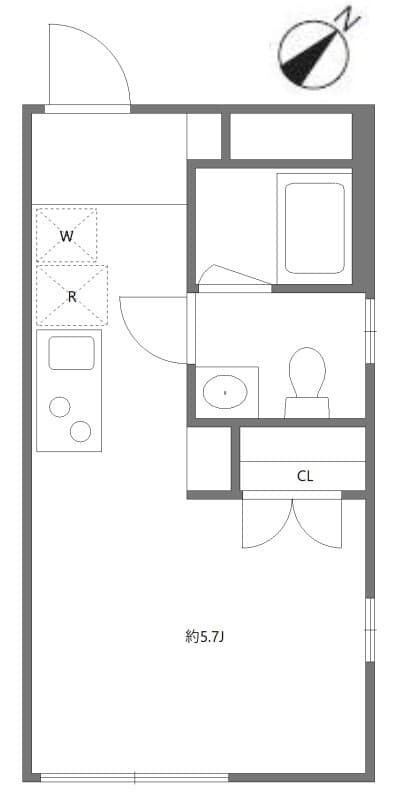 レガリア下丸子 302 間取り図