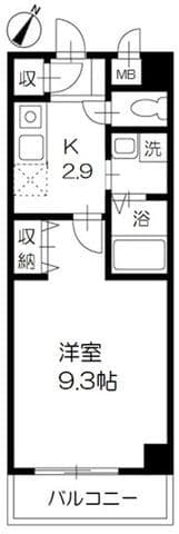 ブライトレジデンス 503 間取り図