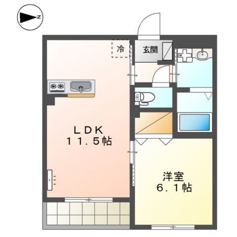 Wishing Well 203 間取り図