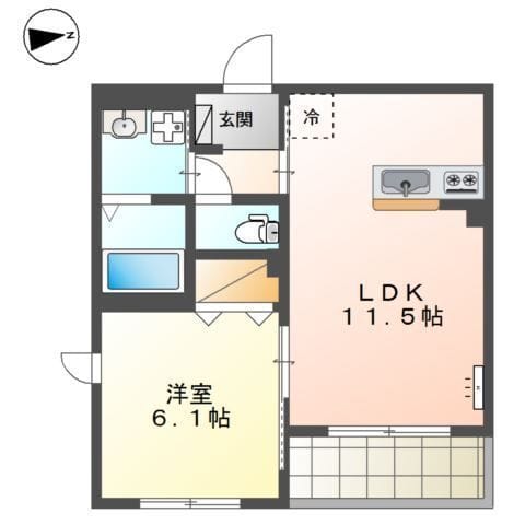 Wishing Well 205 間取り図