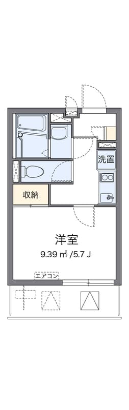 レオネクストOKハウス 202 間取り図