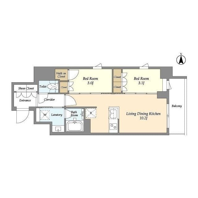 スタイリオフィット武蔵小杉Ⅱ 207