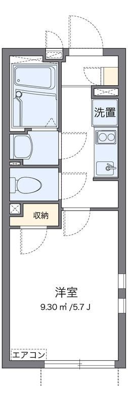 クレイノkeyaki 101 間取り図