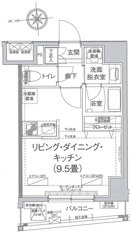 アイルイムーブル浅草 703 間取り図