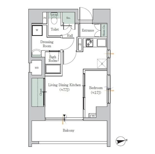 ONE ROOF FLAT TOGOSHI 1001