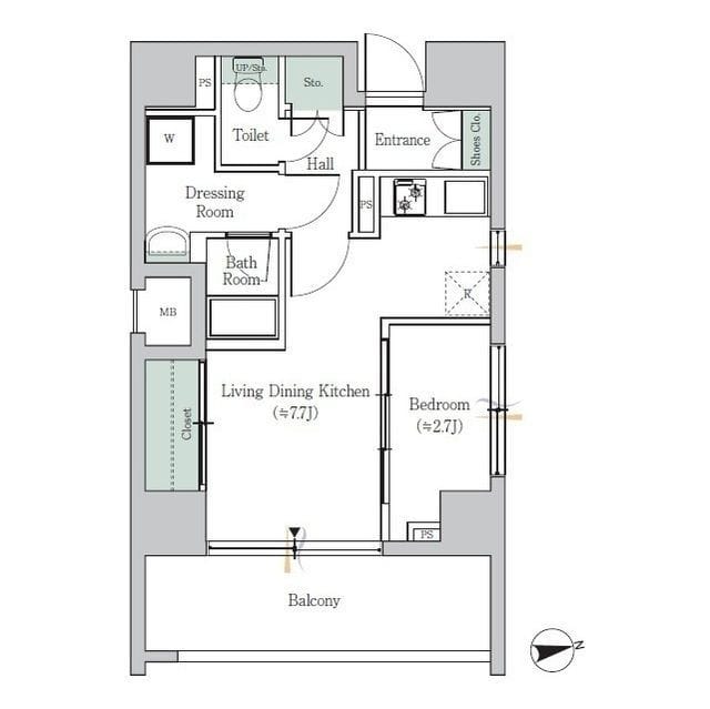 ONE ROOF FLAT TOGOSHI 1101