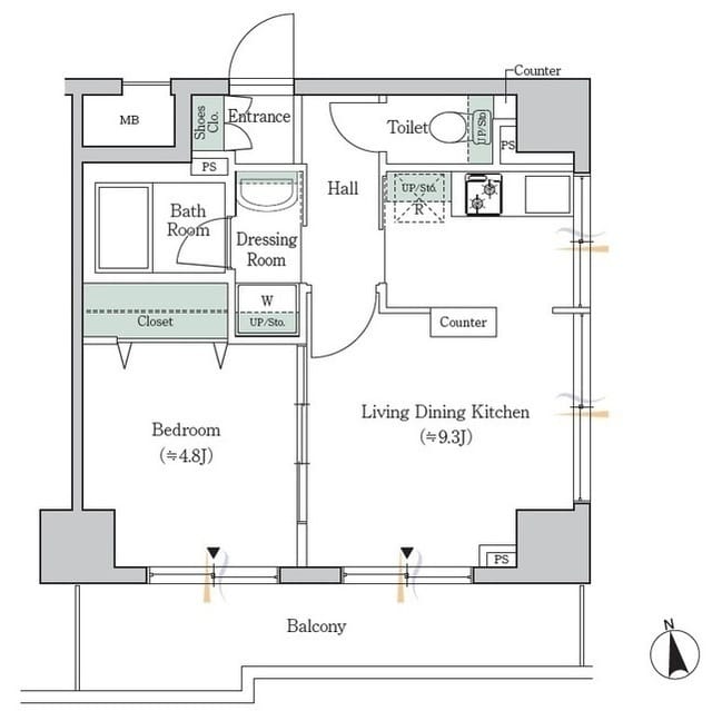 ONE ROOF FLAT TOGOSHI 1102