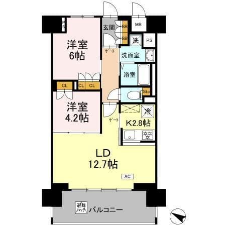 リーラ横浜川和町 310 間取り図