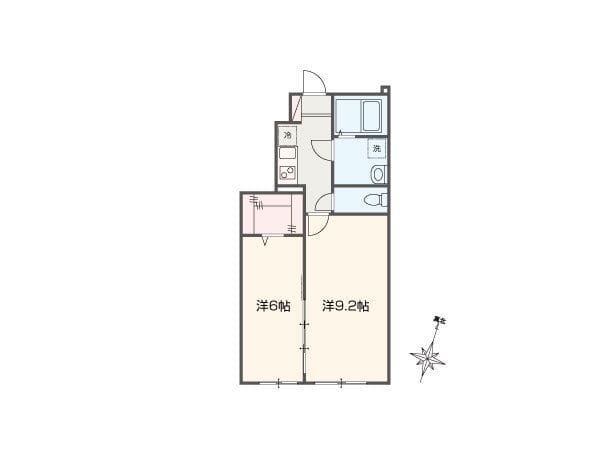 MELLAS荻窪 102 間取り図