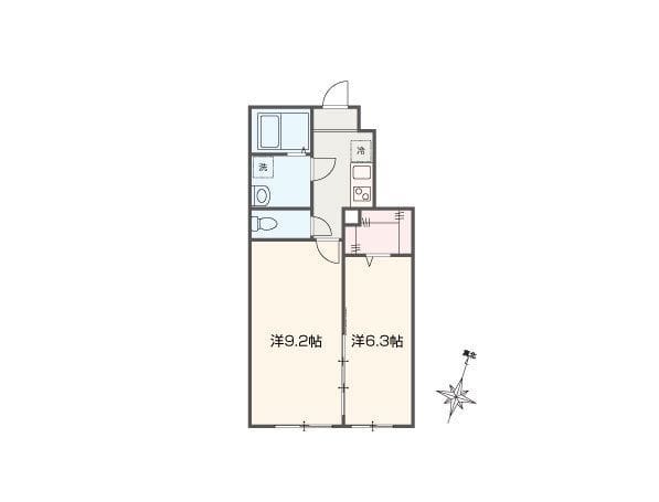 MELLAS荻窪 103 間取り図
