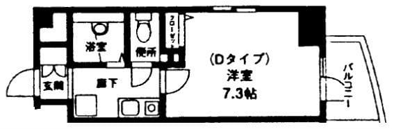 三和第一ビル 602 間取り図