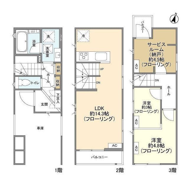 Kolet行徳西#02 18万円/入力なし/なし 間取り図