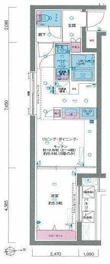 GENOVIA東向島skygarden 105 間取り図