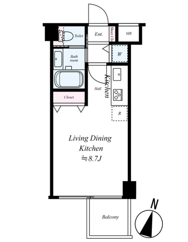 ラグジュアリーアパートメント森下 203