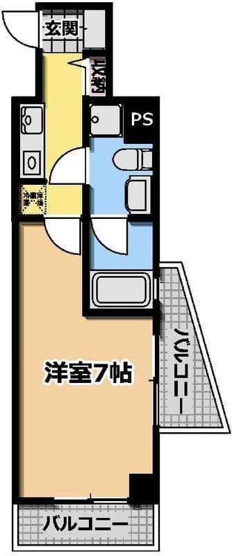 ラ・ヴィスタ西新宿 304 間取り図