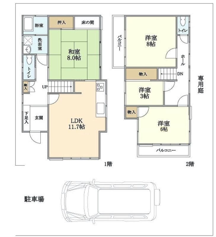 千歳台2丁目戸建 25万円/入力なし/なし