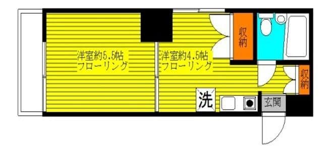 ジョイフル西池袋 201 間取り図