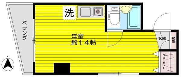 ジョイフル西池袋 305 間取り図