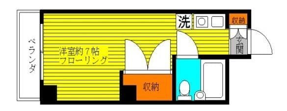 ジョイフル西池袋 401 間取り図