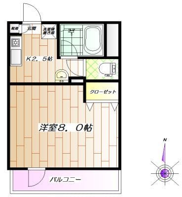 中村北堀江ビル 305 間取り図