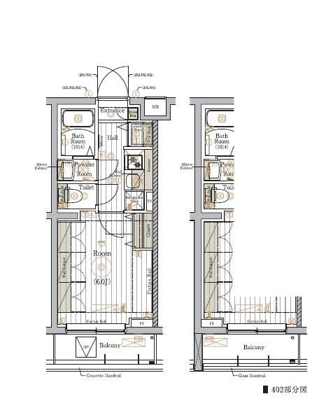 リライア登戸EAST SIDE 204 間取り図