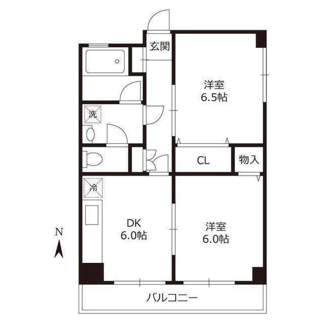 綾瀬リージェントマンション 101 間取り図
