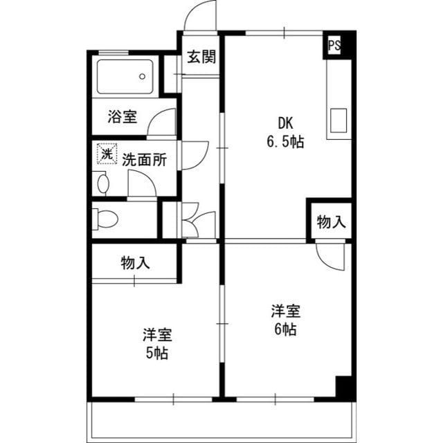 綾瀬リージェントマンション 202 間取り図