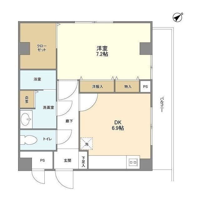 エイペックス上池台 306 間取り図