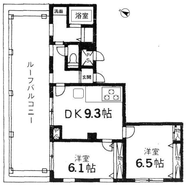 エイペックス上池台 401 間取り図