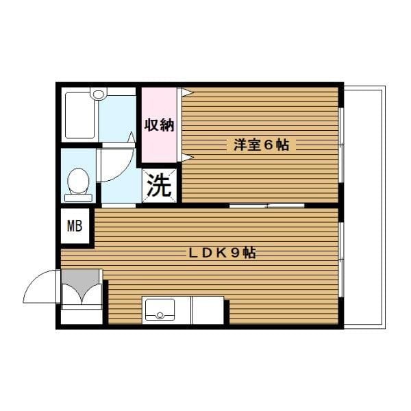 第3野本ビル 302 間取り図