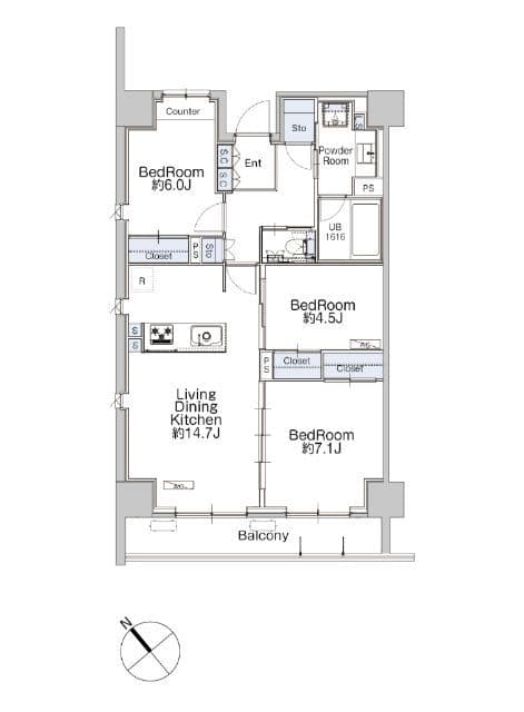 クラシアム神奈川台場 0206