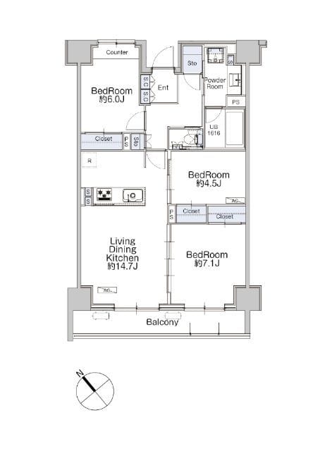 クラシアム神奈川台場 0408
