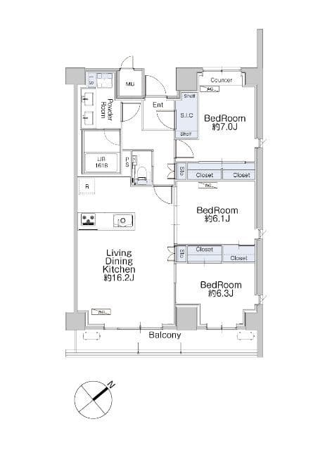 クラシアム神奈川台場 0601