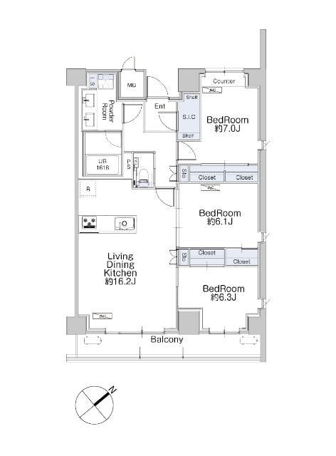 クラシアム神奈川台場 0601