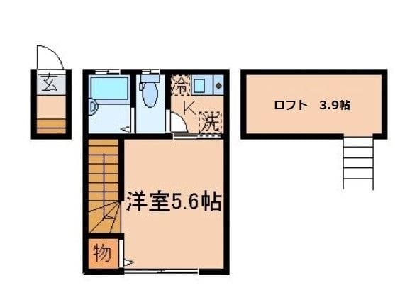 バーミープレイス阿佐ヶ谷Ⅱ 202 間取り図