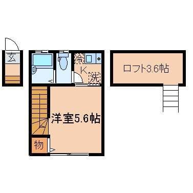 バーミープレイス阿佐ヶ谷Ⅱ 203 間取り図