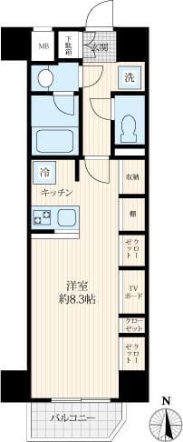 Log MORISHITA 603 間取り図
