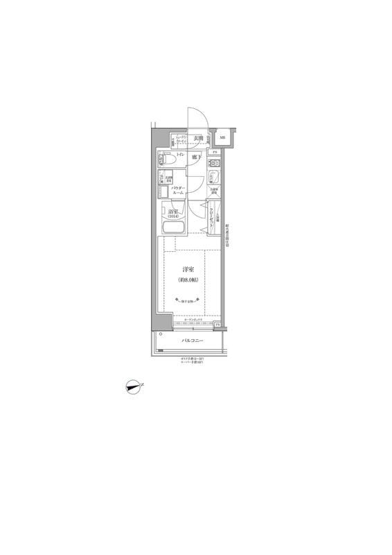 RELUXIA GRANDE 川崎 216 間取り図
