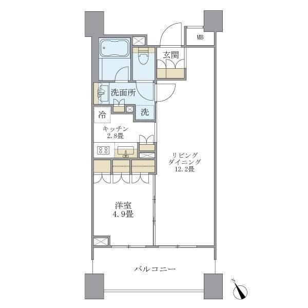アパートメンツ三田 1002
