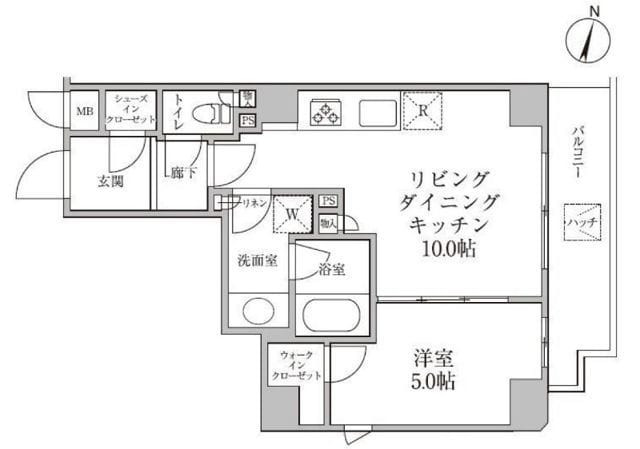 レジディア神楽坂Ⅱ 0201
