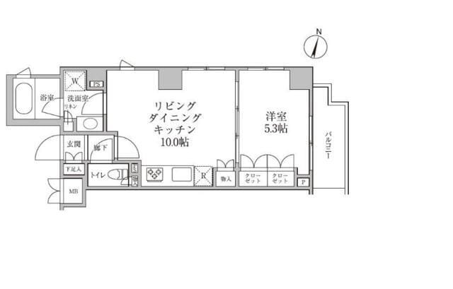 レジディア神楽坂Ⅱ 0303
