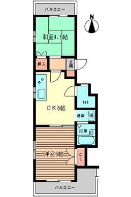 ベルコート代々木上原B棟 0301 間取り図