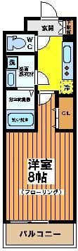 ゼルコバール赤堤 302 間取り図