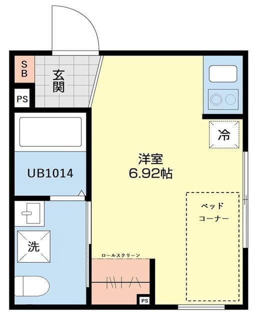 Grandir住吉 301 間取り図