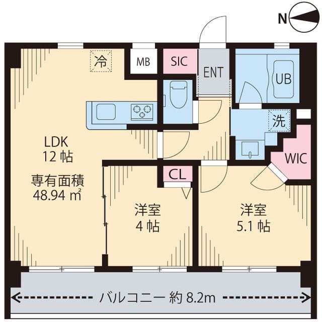 Mia Casa Ⅰ 302 間取り図