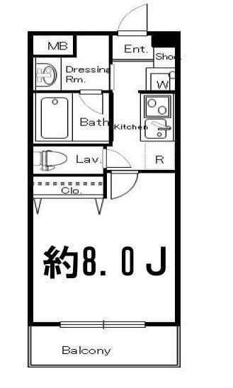 ドゥーエ西大島Ⅱ 1406